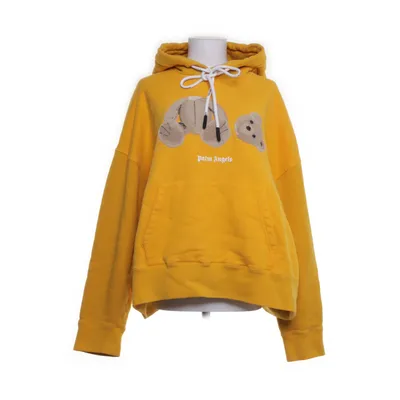Huvtröja (Gul) från Palm Angels Bomull, Elastan, Ull