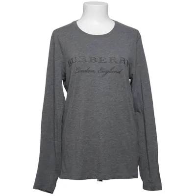 T-shirt à manches longues (Gris) de Burberry Coton, Polyester