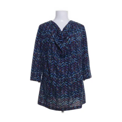 Top (Blue, Multicolored) from Couture Line Elastane, Polyester