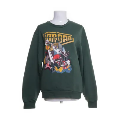 Sweatshirt (Green, Multicolored) from Jordan Cotton, Polyester