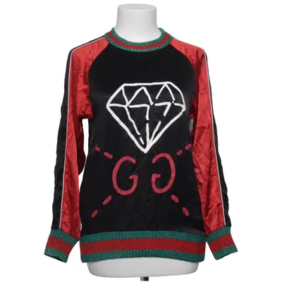 Sweatshirt (Noir, Rouge, Vert) de Gucci Élasthane, Fibre métallique, Viscose