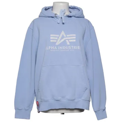 Kapuzenpullover (Blau) von Alpha Industries Baumwolle, Polyester