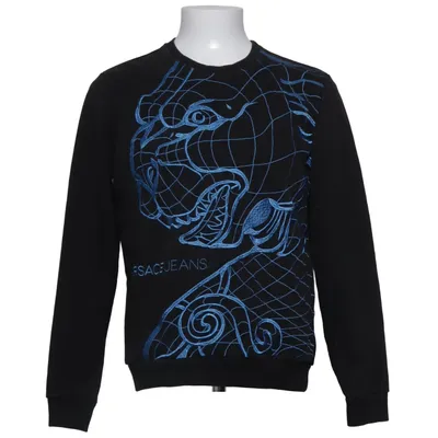 Sweatshirt (Sort, Blå, Flerfarvet) fra Versace Jeans Bomuld