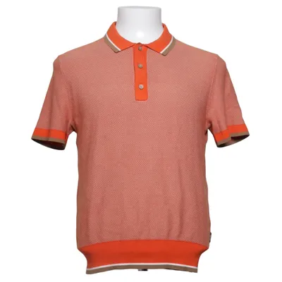 Pikétröja (Orange, Brun, Vit) från Zegna Bomull, Silke