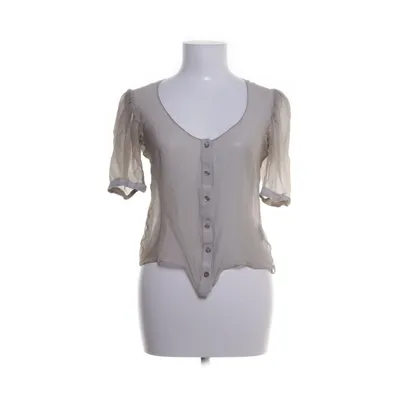 Top (Beige) from Mulberry Cotton, Silk