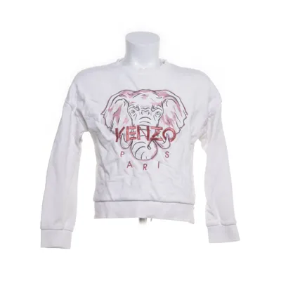 Sweatshirt (Wit, Meerkleurig) van Kenzo Kids Katoen, Elastaan