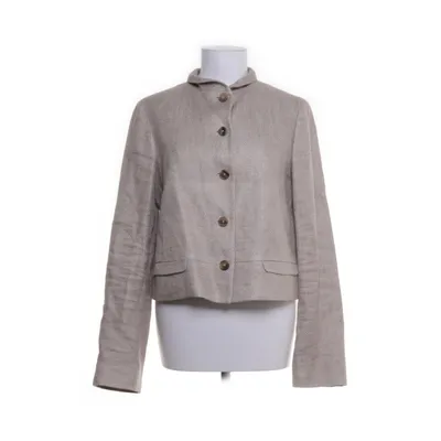 Kavaj (Beige) från Jil Sander Bomull, Linne, Silke