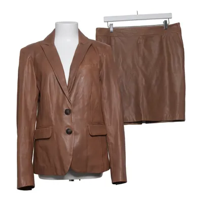 Tailleur jupe (Marron) de Set Cuir
