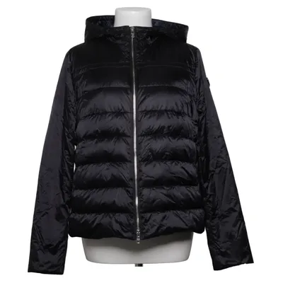Veste d'hiver (Noir) de Prada Duvet, Plume, Cuir, Polyamide, Polyester