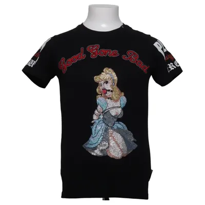 T-shirt (Sort) fra Philipp Plein Homme Bomuld