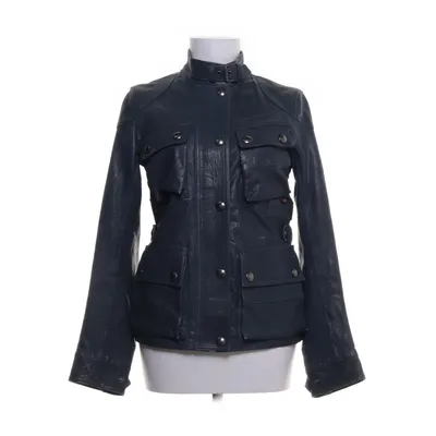 Leather jacket (Blue) from Belstaff Acetate, Leather, Cupro