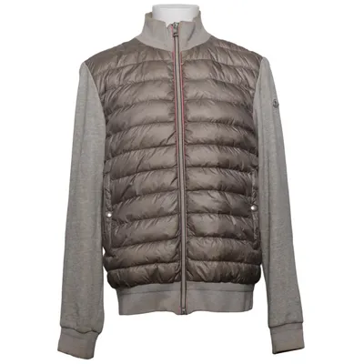 Cardigan (Maglia Cardigan) fra Moncler Bomuld, Læder, Polyamid