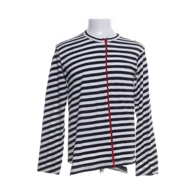 Long sleeve T-shirt (Black, White) from Comme des Garçons SHIRT Cotton, Wool, Nylon