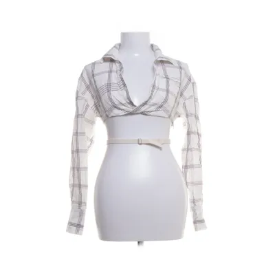 Crop top (Vit, Lila) från Jacquemus Viskos, Bomull