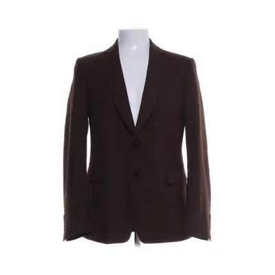Blazer (Brown) from Dries van Noten Polyester, Wool