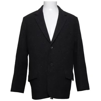 Blazer (Noir) de Alexander Wang Coton, Cupro, Nylon, Polyester, Soie, Laine