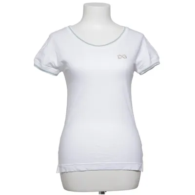 T-shirt (Weiß) von Dolce & Gabbana Baumwolle, Elasthan