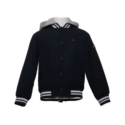 Veste universitaire (Bleu, Gris) de Tommy Hilfiger Élasthane, Polyester