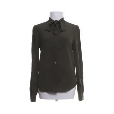 Sløjfebluse (660892 Y100W) fra Saint Laurent Silke