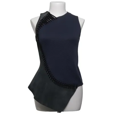Top (Blauw, Grijs) van 3.1 Phillip Lim Katoen, Polyurethaan, Zijde