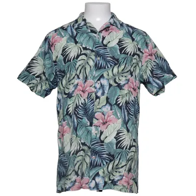 Chemise à manches courtes (Vert, Rose, Multicolore) de Tommy Hilfiger Coton, Lin
