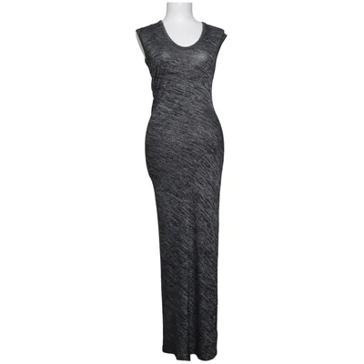 Maxikjole (Grå) fra T by Alexander Wang Elastan, Polyester, Viscose