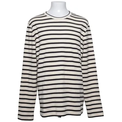 Lange mouwen shirt (Zwart, Beige) van Jil Sander Katoen