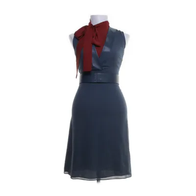 Jurk (Blauw) van Gucci Leer, Zijde, Elastaan