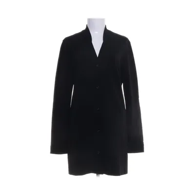 Coat (Black) from Jil Sander Elastane, Cupro, Wool