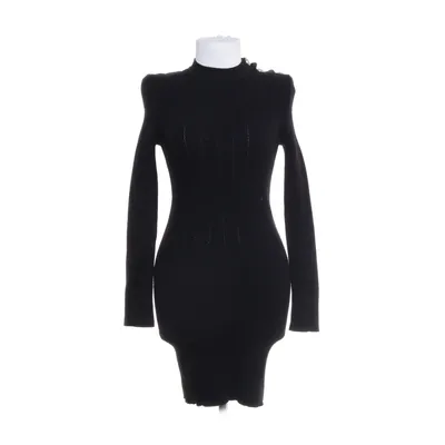 Klänning (Svart) från Balmain Polyester, Ull