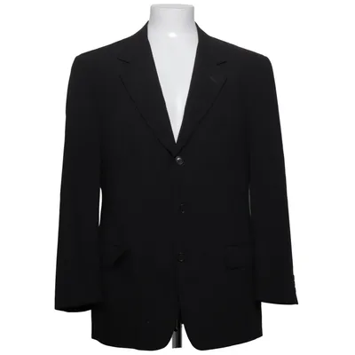 Blazer (Black) from Ermenegildo Zegna Acetate, Cupro, Wool
