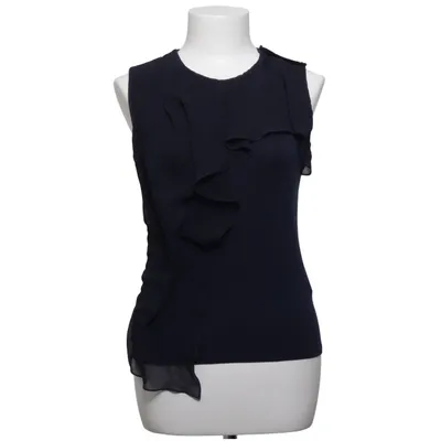 Top (Blauw) van Versace Collection Elastaan, Viscose