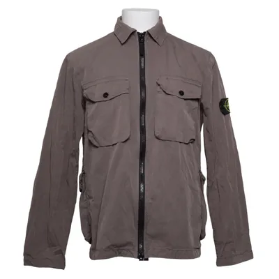 Overshirt (Gray) from Stone Island Cotton, Polyamide