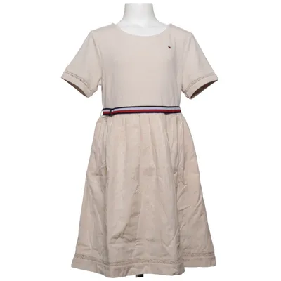 Jurk (Beige) van Tommy Hilfiger Katoen, Gerecycled polyester