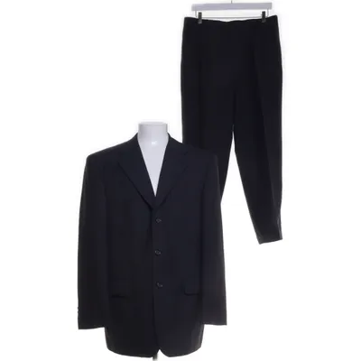 Kostym (Blå) från Yves Saint Laurent Viskos, Ull