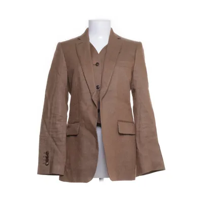 Blazer (Bruin) van Burberry Acetaat, Cupro, Linnen, Polyamide