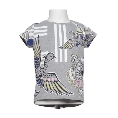 Klänning (Grå, Flerfärgad) från Kenzo Kids Bomull, Polyester