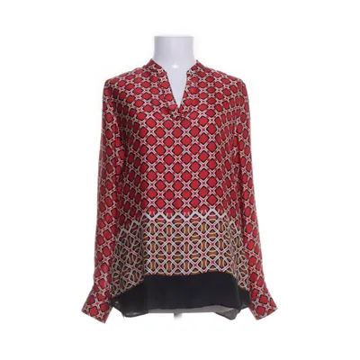 Blus (Röd, Flerfärgad) från Caliban Silke