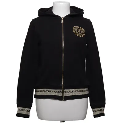 Sweat à capuche (Noir) de Versace Jeans Couture Coton, Élasthane, Polyamide, Polyester