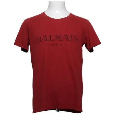 T-shirt (Rouge) de Balmain Coton