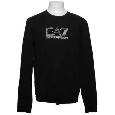 Sweatshirt (Zwart) van Emporio Armani Katoen, Elastaan