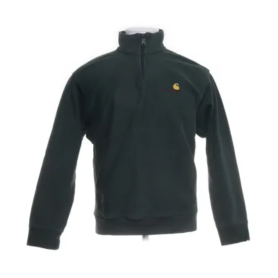 Collegetröja (HALF ZIP AMERICAN SCRIPT SWEAT) från Carhartt WIP Bomull, Elastan, Polyester