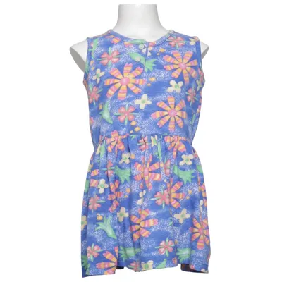 Jurk (Blauw, Meerkleurig) van Santini Katoen