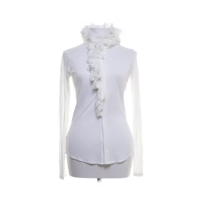 Bluse (Hvid) fra Ralph Lauren Viscose, Bomuld