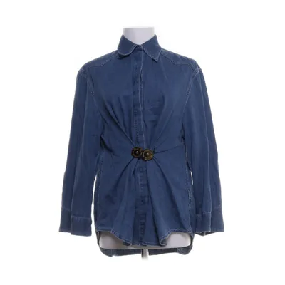 Jeansskjorta (Blå) från Maison Margiela Bomull, Skinn