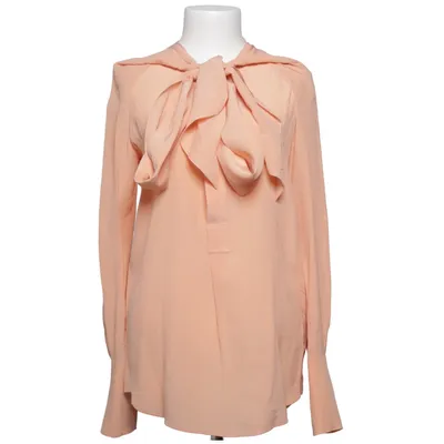 Strikblouse (Beige) van Mulberry Zijde