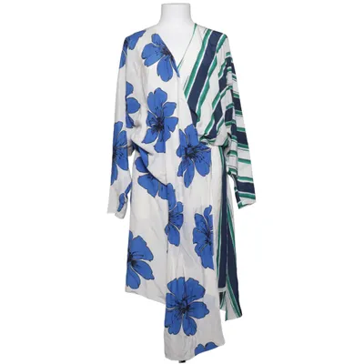 Omlottklänning (Vit, Flerfärgad) från Chloé Polyester, Silke