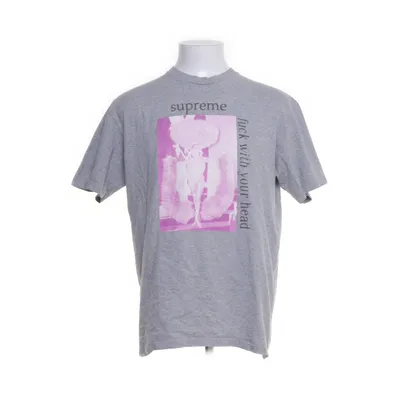 T-shirt (Grå, Rosa) från Supreme Bomull, Polyester
