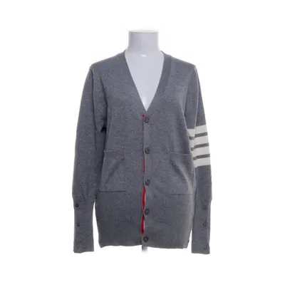 Cardigan (Gray) from Thom Browne Cupro, Wool