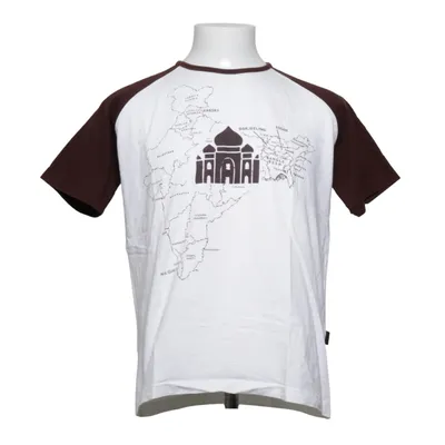 Maillot de baseball (Blanc, Marron) Coton